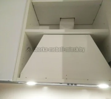 Встройка вытяжки в кухонный шкафчик 2