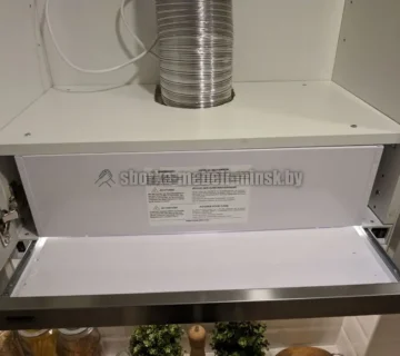 Встройка вытяжки в кухонный шкафчик 7